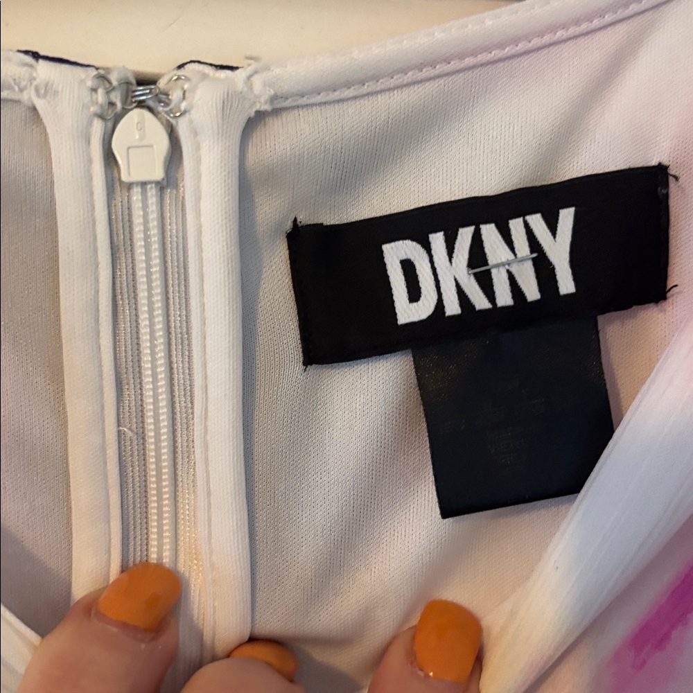 DKNY White and Pink Dress - Picture 3 of 15